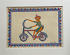 Shop Cycle Ride in Pithora art by Chanchal Soni