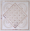 Buy Floral Grid  Lippan in Lippan by Nalemitha