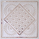 Buy Floral Grid  Lippan in Lippan by Nalemitha