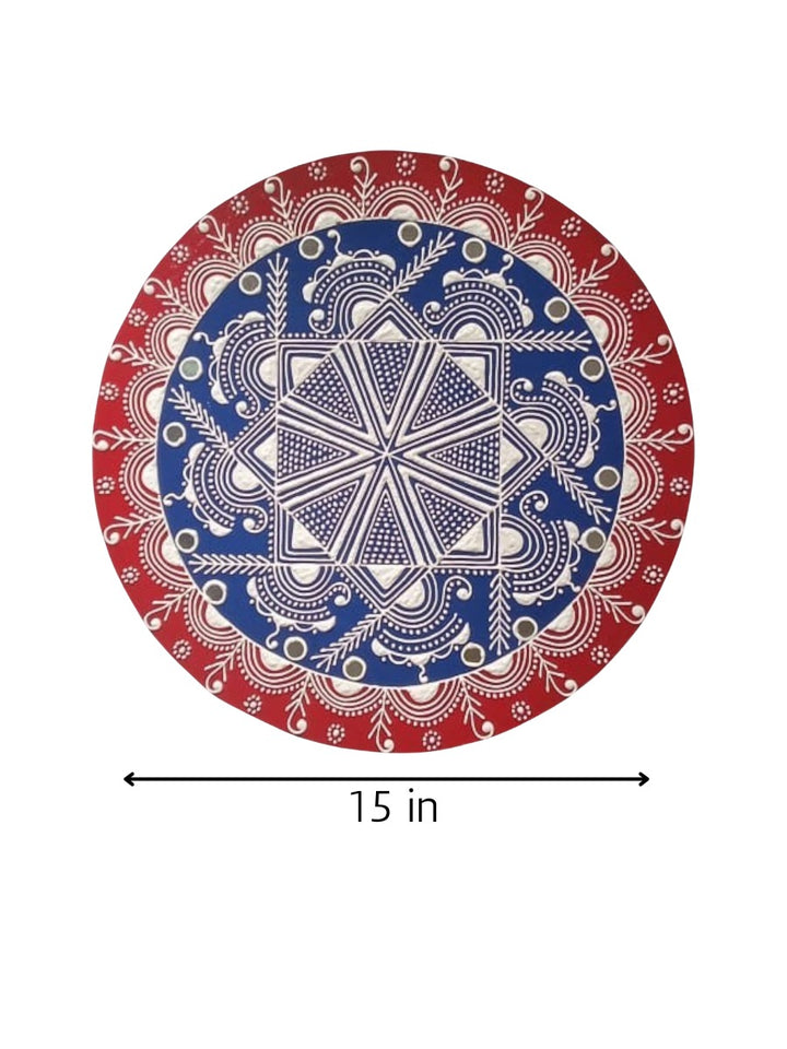 Geometric design in Mandana by Kaluram Meghvanshi Thumbnail