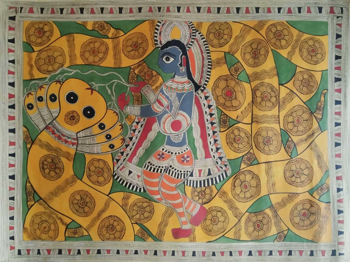 Kaliamardan In Madhubani by Naina Creation Thumbnail