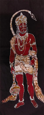 Buy Lord HanumanJi in Batik by Prakash Yasala