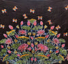 Buy  Lotuses and butterflies in Batik and Kantha by Kartik Manna