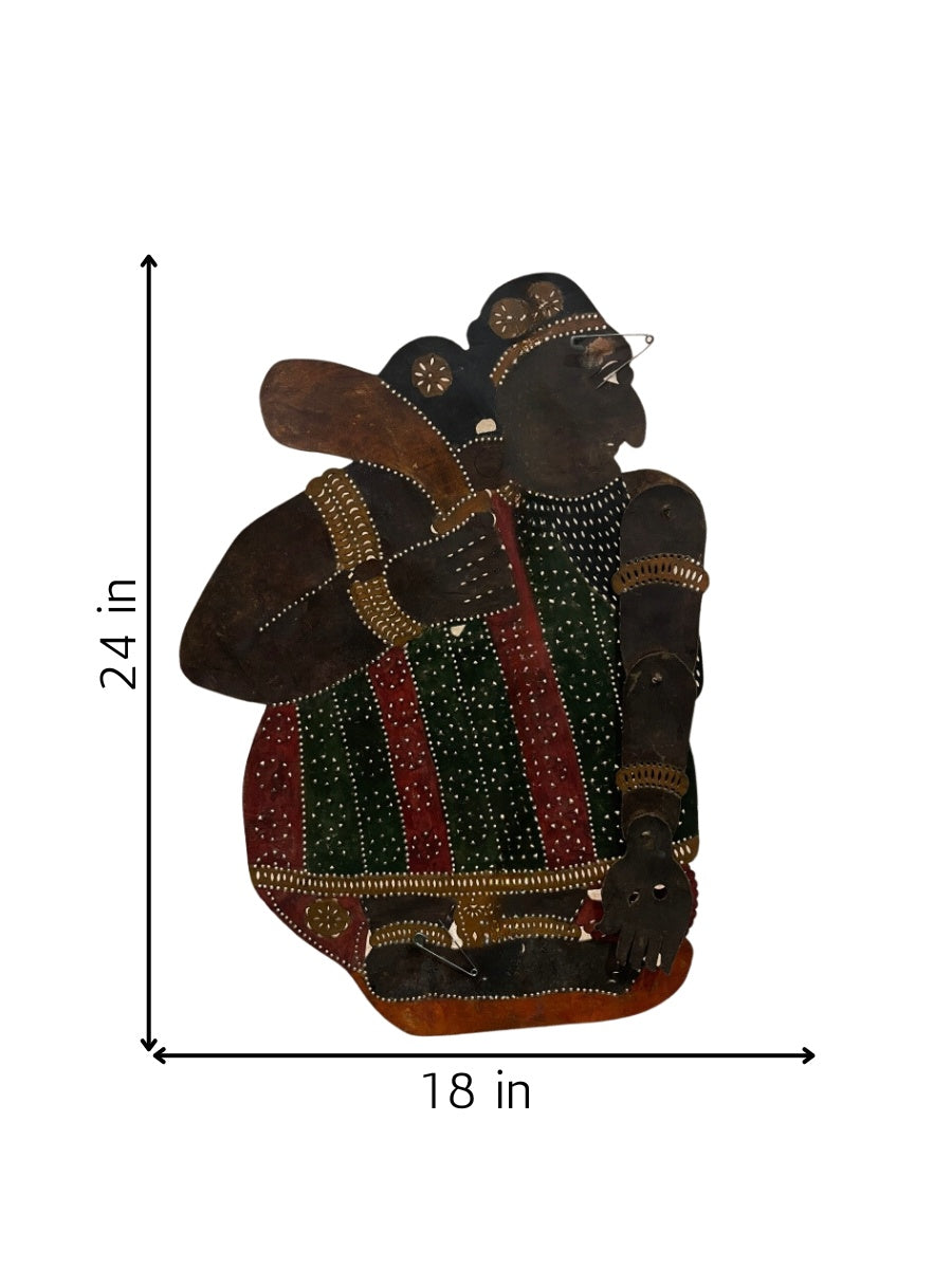  Malyamanam (Ravana's Uncle) in Leather Puppetry  for sale