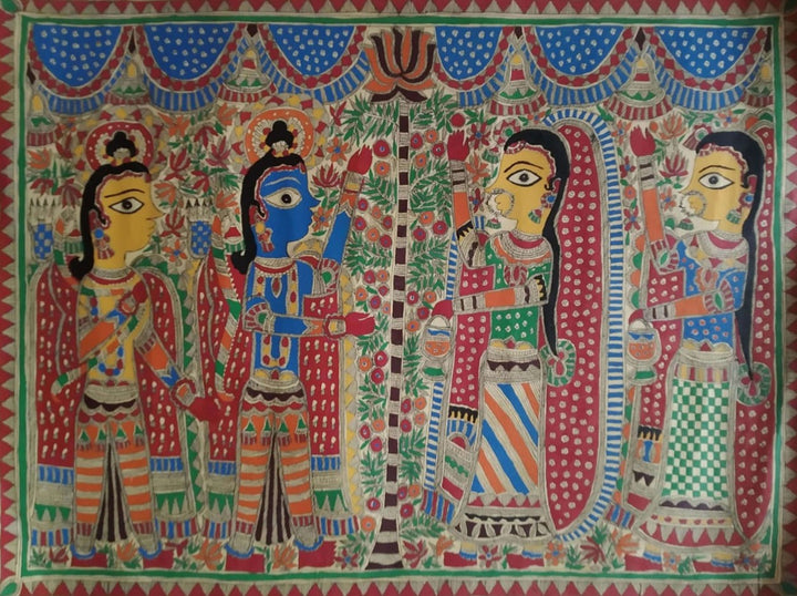 Marriage of Ram&Sita in Madhubani by Naina Creation Thumbnail