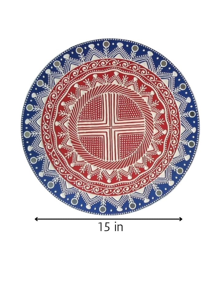Mirrored Mandala in Mandana by Kaluram Meghvanshi Thumbnail