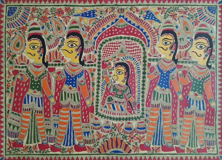 Palanquin  in Madhubani from Naina Creation Thumbnail