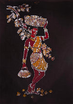 Seller Women in Batik by Prakash Yasala