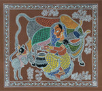 Purchase The Pastoral Milkmaid In Mandana by Vidya Soni
