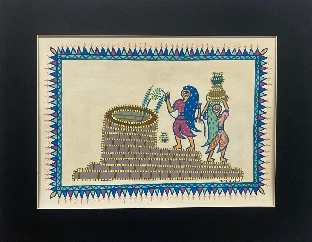 Buy The Water Well In Pithora art by Chanchal Soni