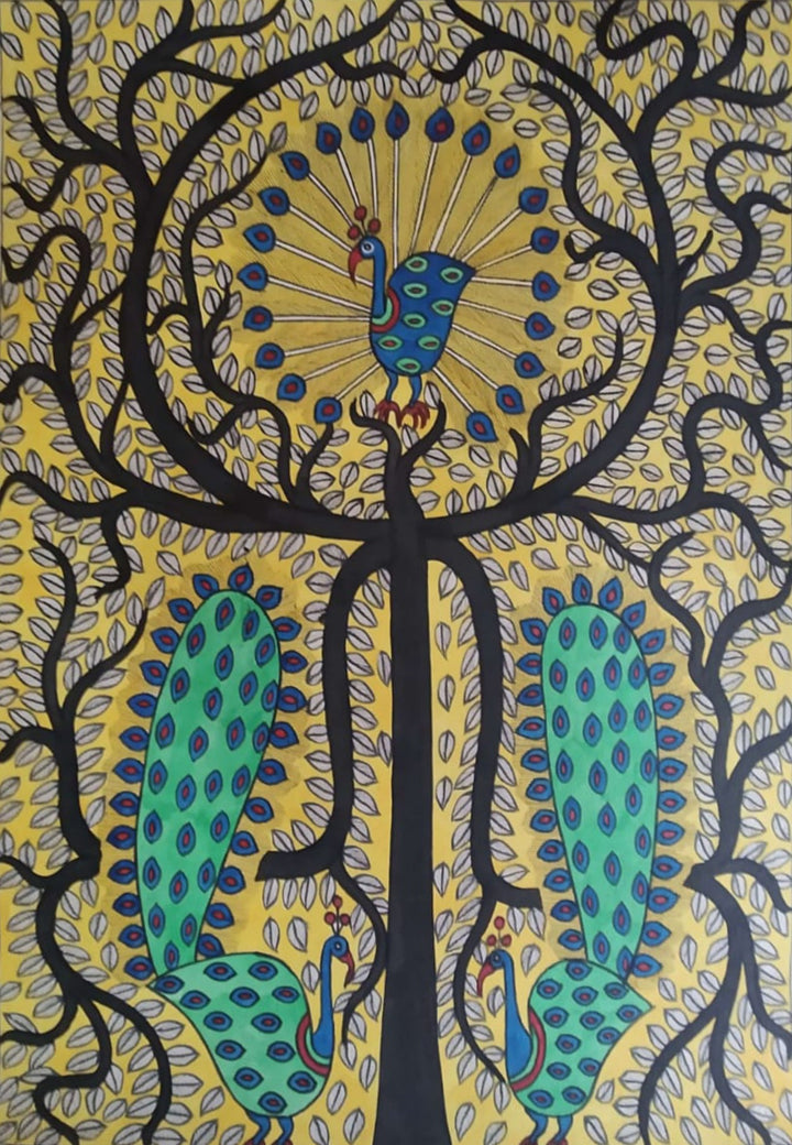Tree of life in Madhubani by Naina Creation Thumbnail