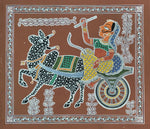 Purchase Women Riding Bullock Cart In Mandana by Vidya Soni