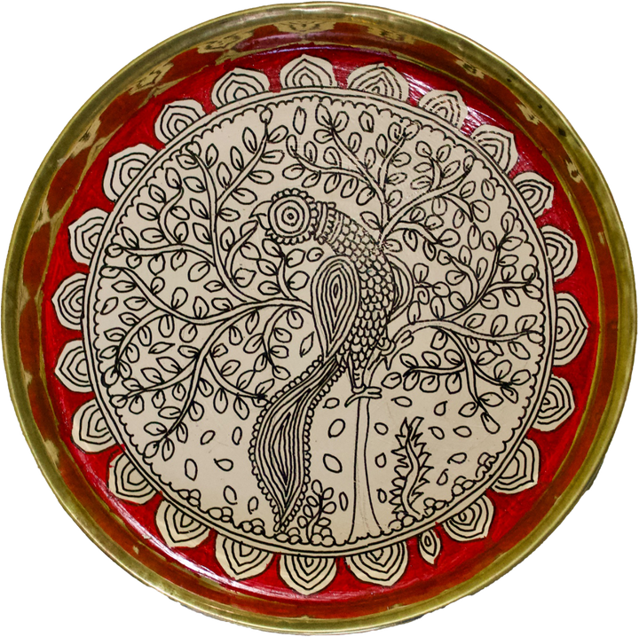 Peacock Mata Ni Pachedi By Dilip Chitara For Home Decor Thumbnail