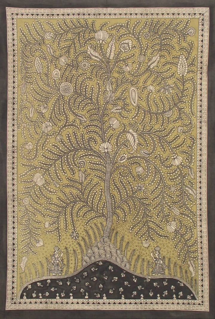 Tree Of Life Mata Ni Pachedi By Vasant Manubhai Chitara For Home Decor Thumbnail
