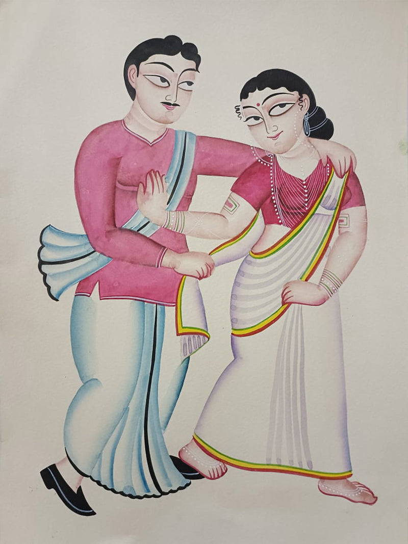 Purchase A man and a women In Kalighat by Anwar Chitrakar