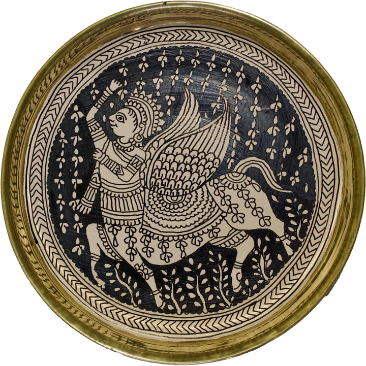 Horse Avatar Mata Ni Pachedi By Dilip Chitara For Home Decor Thumbnail