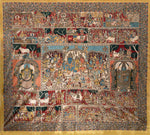 Buy Eternal Union: The Kalamkari Epic of Vishnu and Lakshmi, Kalamkari Painting by Siva Reddy