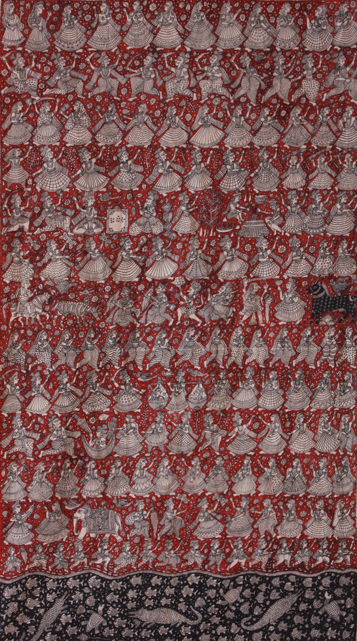 Cultural Canvas Mata Ni Pachedi By Dilip Chitara For Home Decor Thumbnail