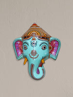Complete your collection with the Transcending Hues: The Paper Mache Colorful Face of Ganesha - Purchase yours now!