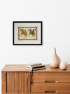 Baba Pithora and Pithora Rani Riding Horses in Pithora Art by Chanchal Soni for Sale