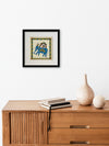 Purchase Raja Bhoj Riding Elephant In Pithora Art by Chanchal Soni