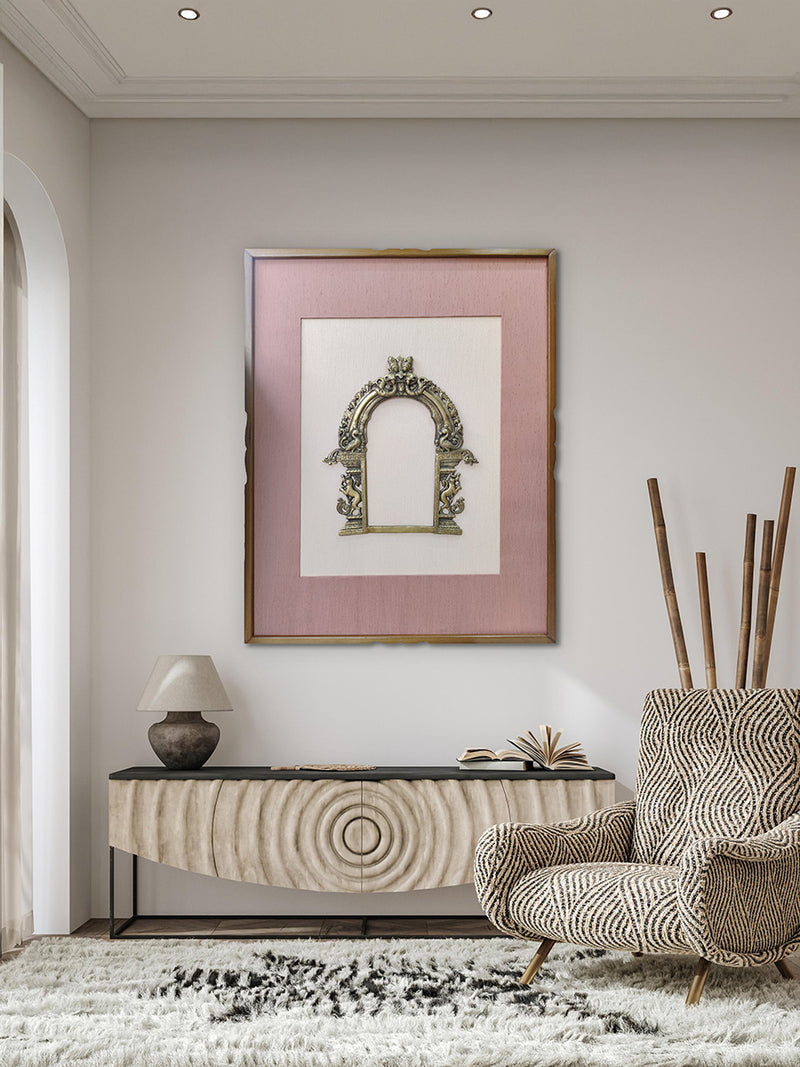 Traditional Frame in a Brass artwork by Gramin arts 