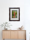 Order Goddess Lakshmi in Nature's Abundance in Oleograph by Raja Ravi Varma