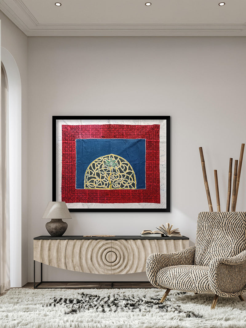 Order Jaali of Sidhi Sayed Mosque in Batik by Anwar Husen Khatri