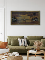 Landscape in Mysore Wood Inlay for sale
