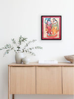 Purchase Lord Krishna and Radha in Kalighat by Hasir Chitrakar