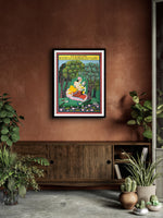 Megh Raag ki Ragini- Deshkari , Kishangarh Art by Shehzaad Ali Sherani for Sale