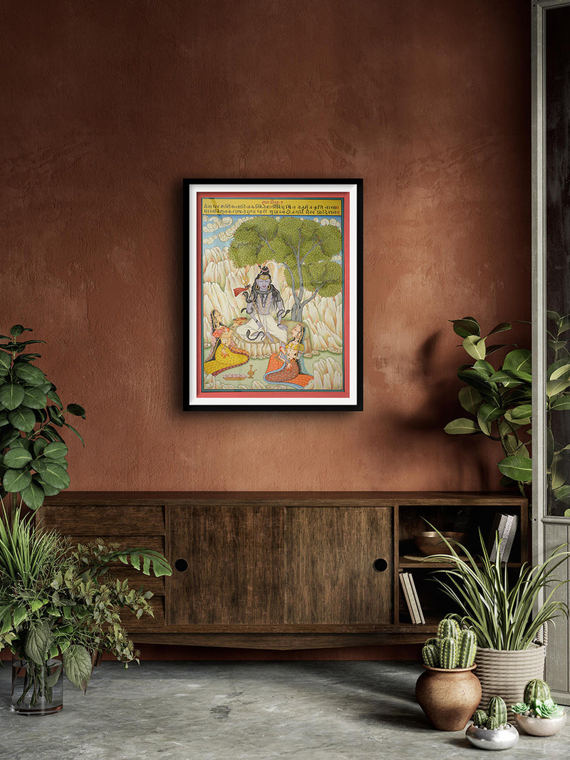 Buy Raag Bhairav, Kishangarh Art by Shehzaad Ali Sherani