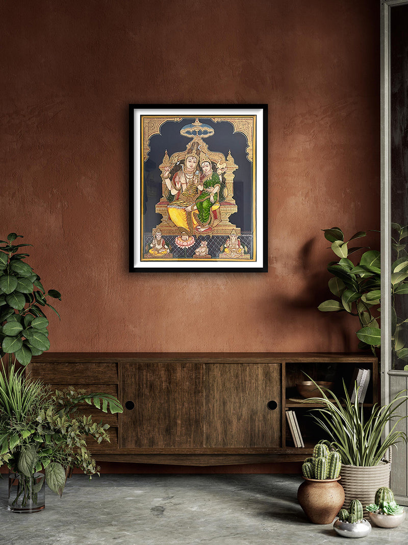 Buy Shiva Parvati Ganesha and Kartikeya In Mysore by Raghavendra B B