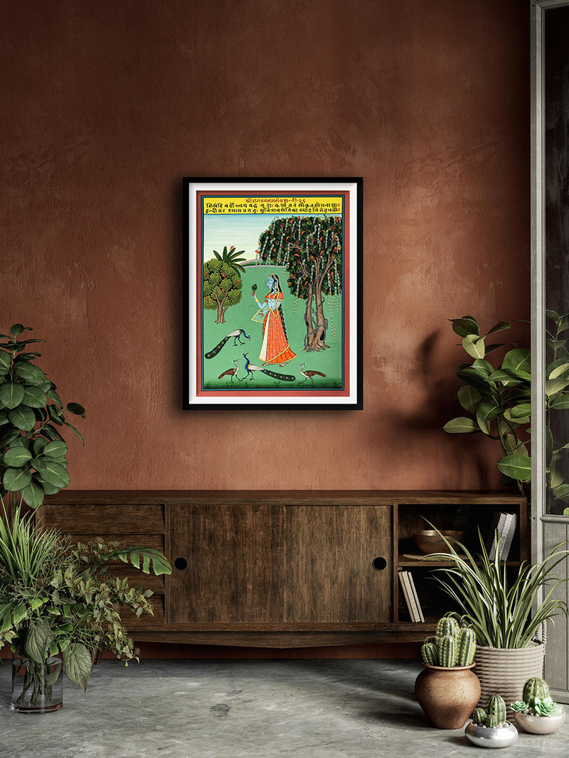 Order Shri Raag Ki Ragini - Basanti, Kishangarh Art by Shehzaad Ali Sherani