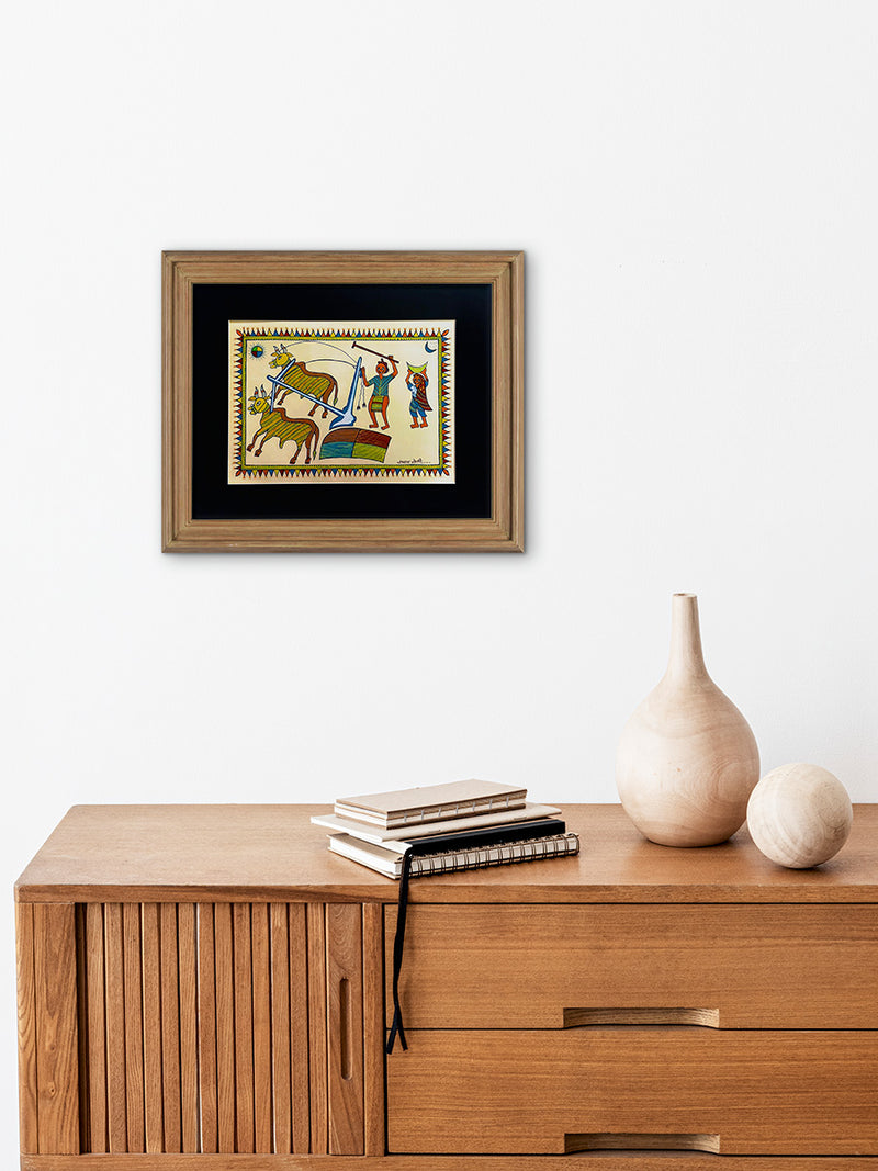 Order The Farming Season in Pithora Art by Chanchal Soni