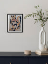The Mischievous Cat:Kalighat Art for sale