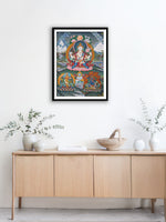 Purchase The Trimurty, Three Supreme Gods: Thangka Painting by Krishna Tashi Palmo