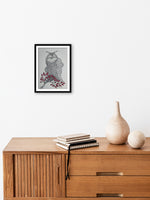 The Watchful Owl In Gond by Sandeep Dhurve For Sale