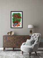 Buy Tree Peacock – Gond Art by Saroj Venkat Shyam