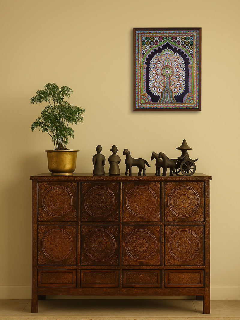 Tree of Life: Rogan Art by Rizwan Khatri for sale
