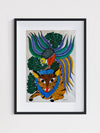 Tiger Gond Handmade Art for Sale