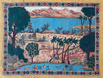 Buy Vibrant scenery of Life : Tranquil Harmony Kalamkari Painting