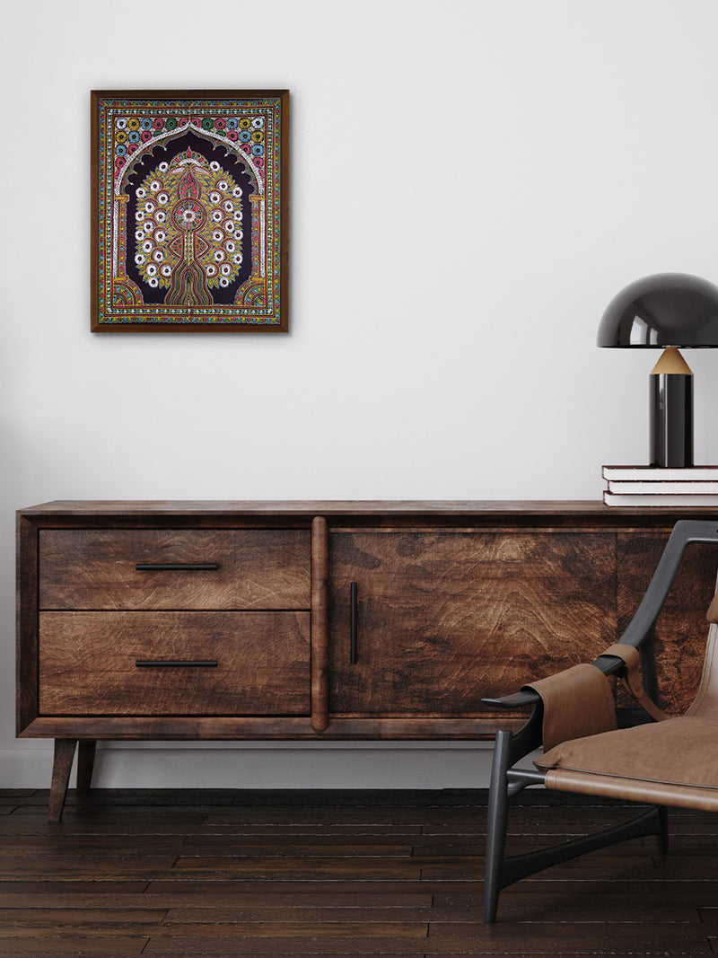 Tree of Life-Rogan Art by Rizwan Khatri for sale