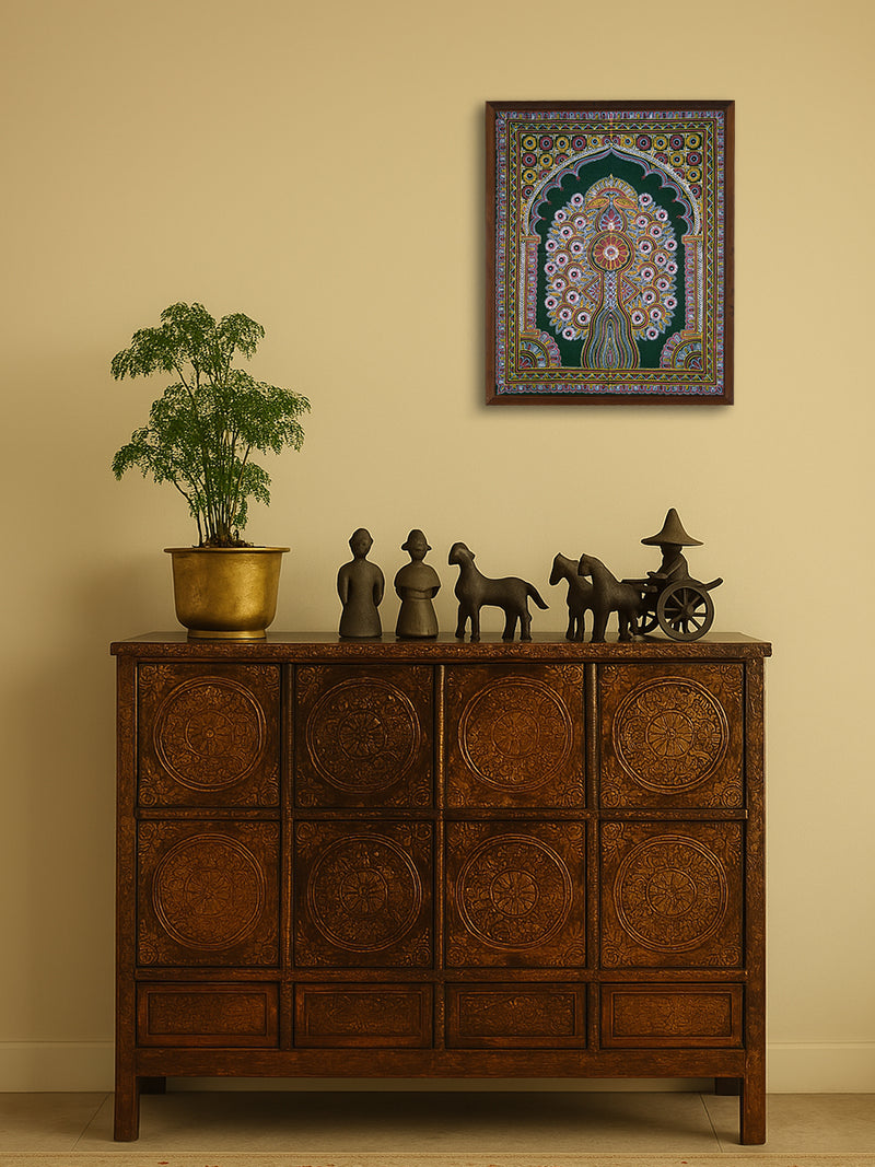 Tree of Life- Rogan Art by Rizwan Khatri for sale