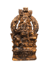 Eternal Blessings: The Wooden Carving of Lord Ganesh by K.P. Dharmaian