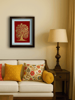 A Golden Tree: A Phad Painting by Kalyan Joshi for sale
