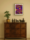 A Tapestry of Color and Geometry in Banjara Embroidery by Sapavat Siddu for sale