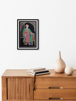 Amritsari Pair : Miniature Painting By Rajendra Sharma for sale