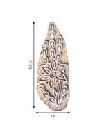 Blossomimg Flower in Wooden Kalamkari Blocks by K. Gangadhar for sale