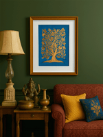 Blossoming Shades: Tree of Life in Phad by Kalyan Joshi for sale